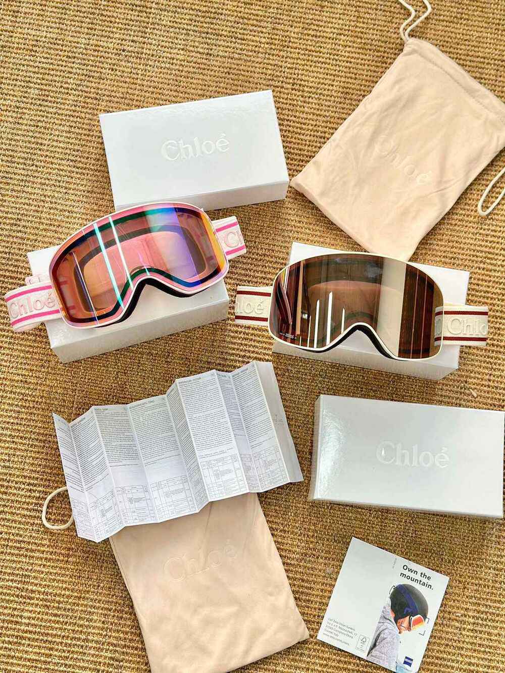 Chloé Luxury Snow Ski Goggles - Picture 3 of 8